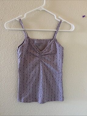 Brandy melville Archie Lavender Floral tank top